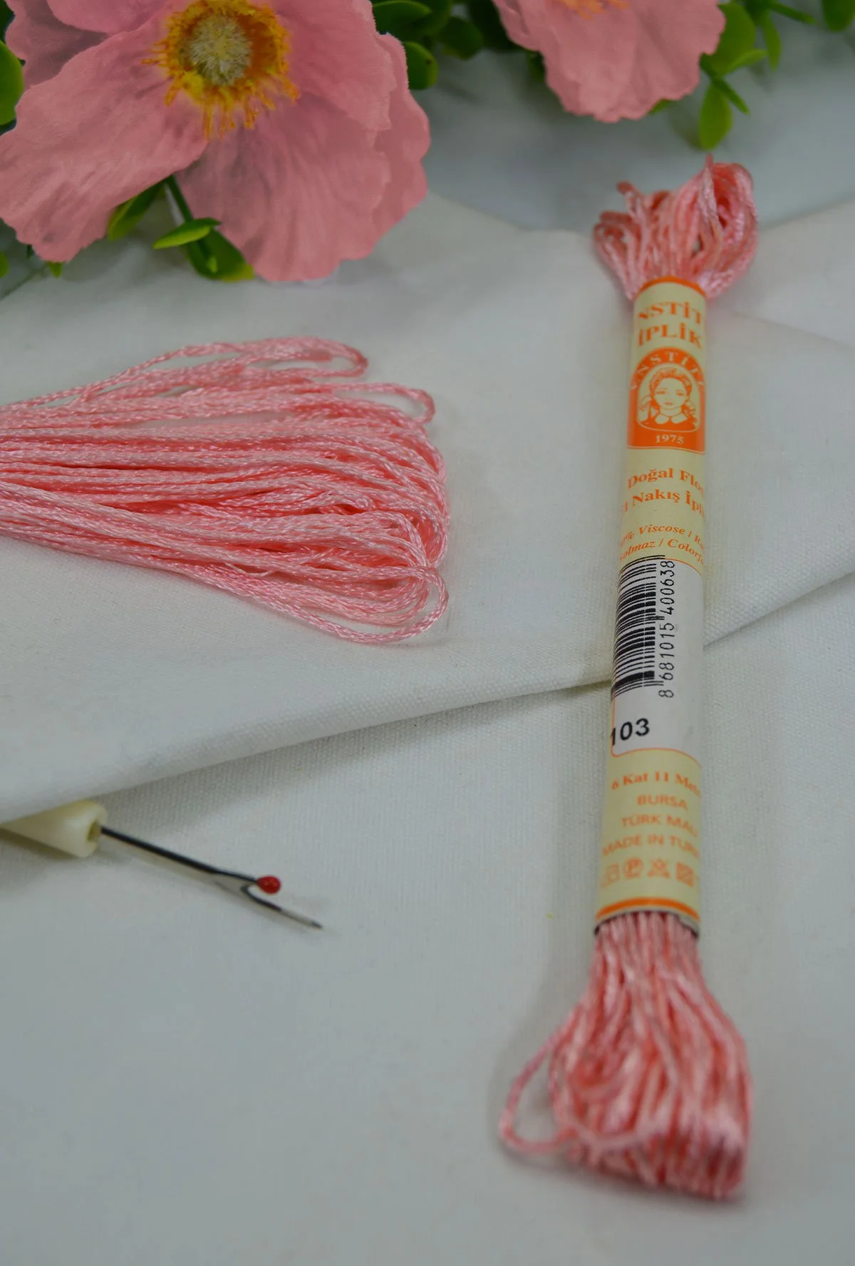 Floş El Nakış İpi Pembe · 103