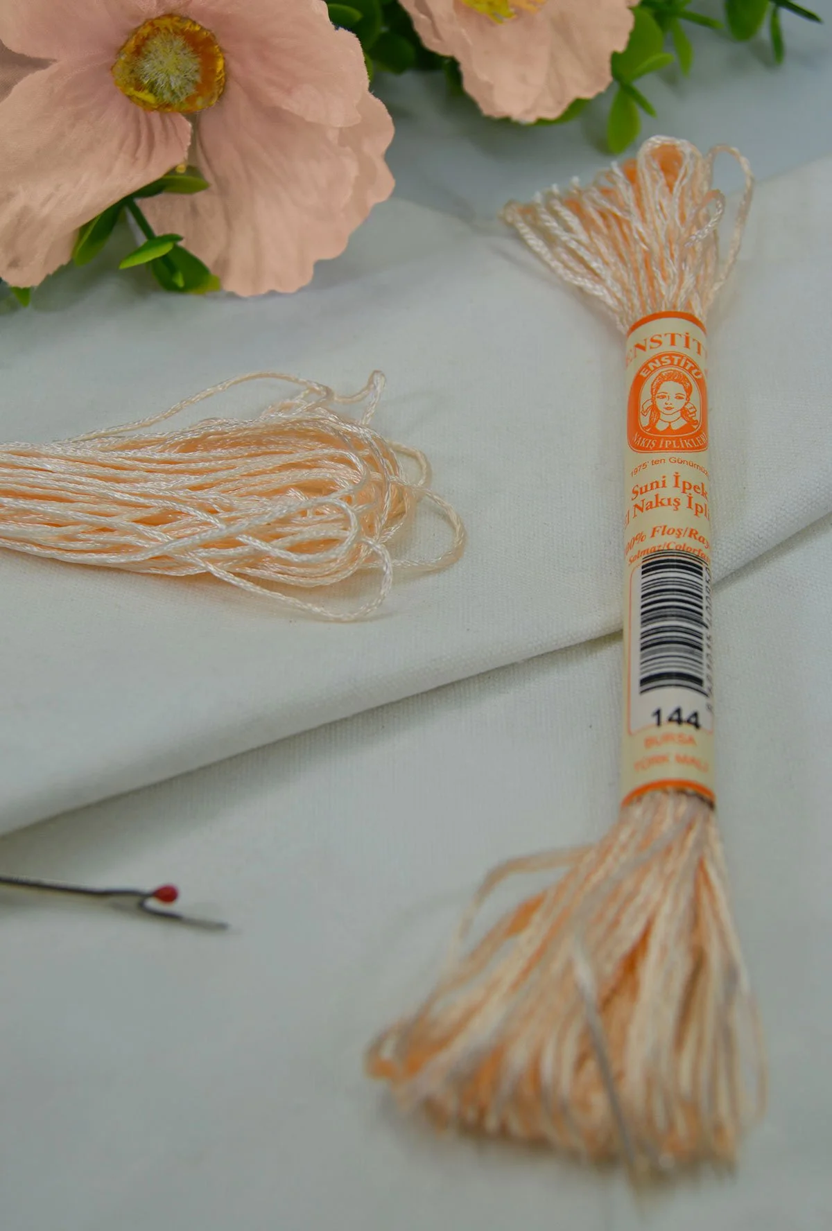 Floş El Nakış İpi - Somon