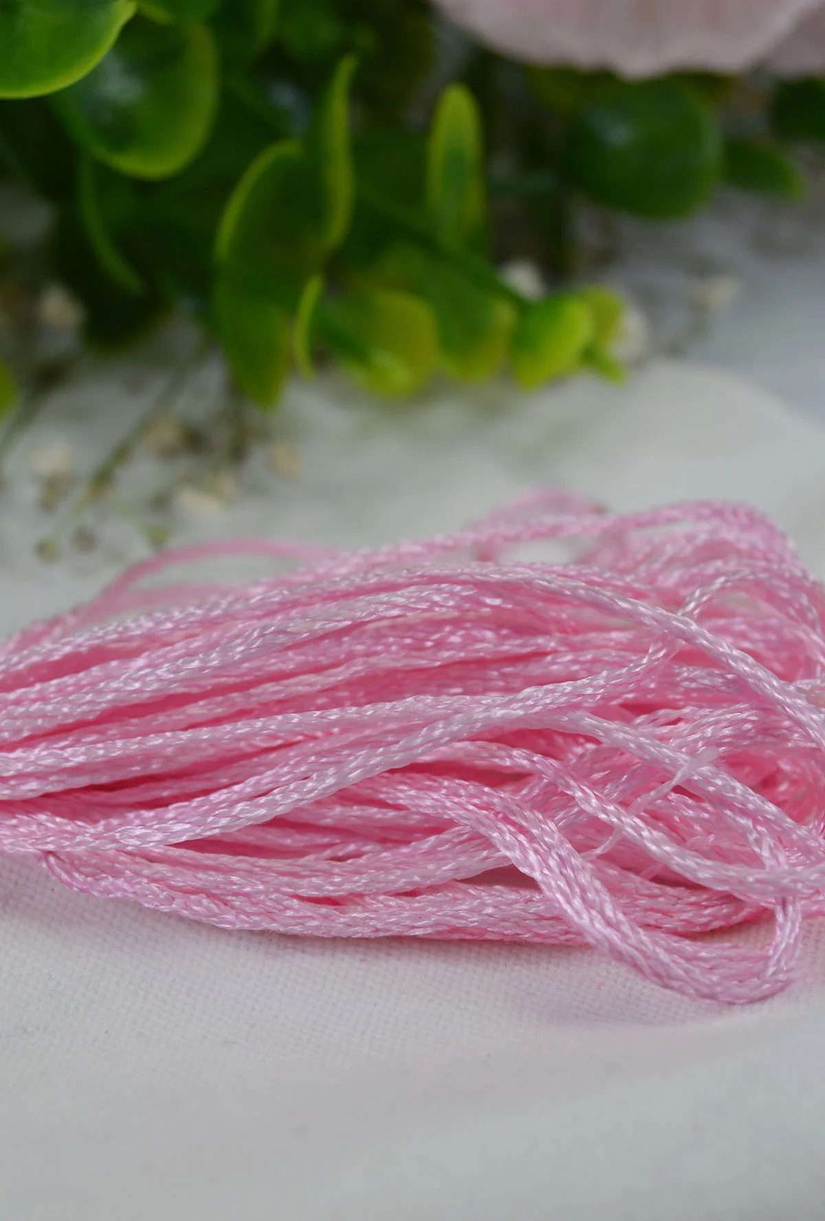 Floş El Nakış İpi - Pembe