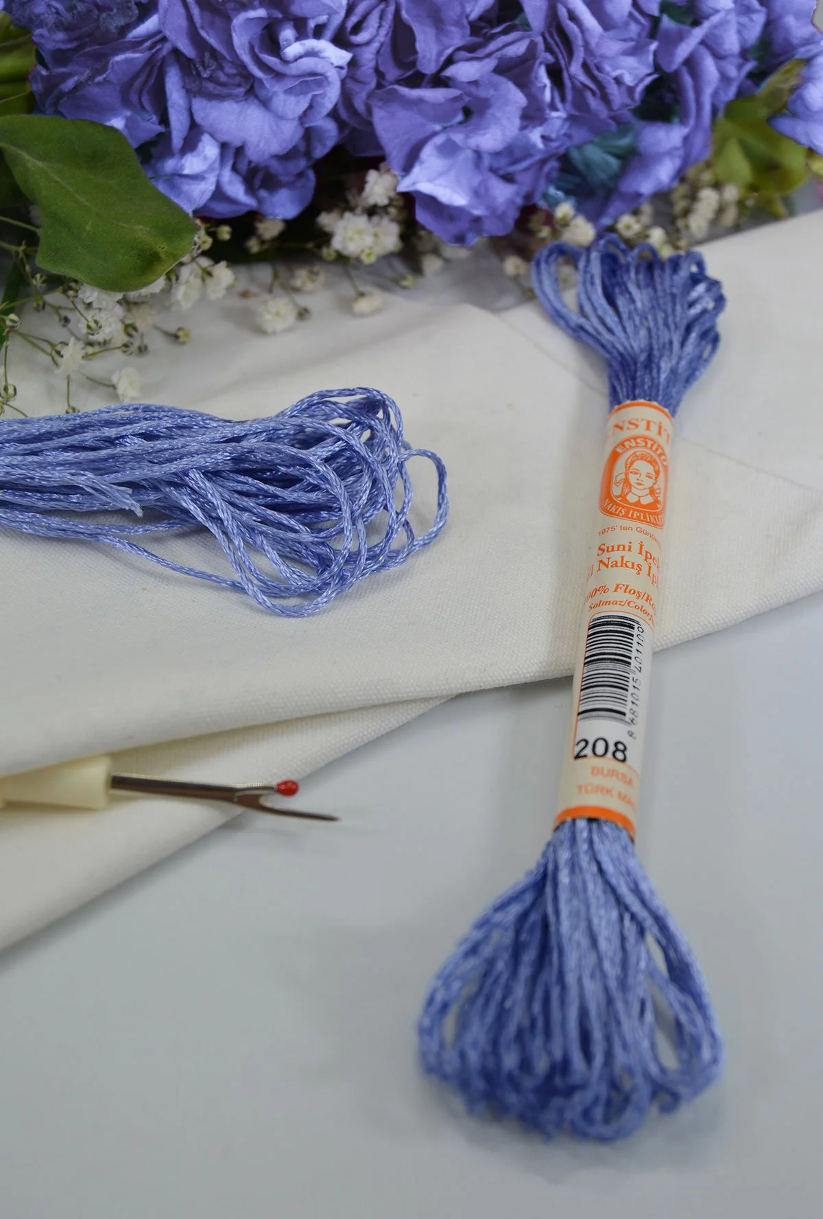 Floş El Nakış İpi Mavi · 208