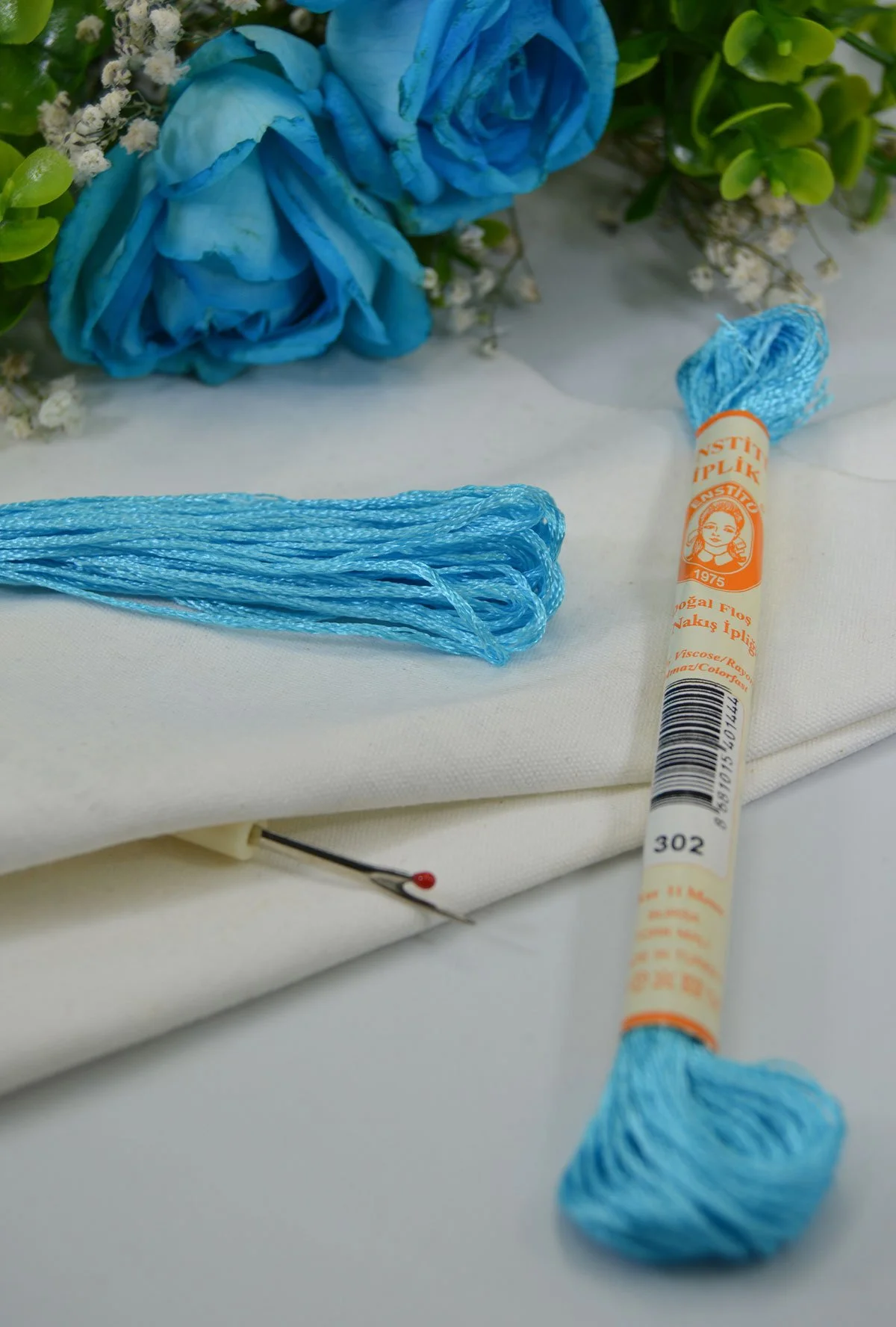 Floş El Nakış İpi Mavi · 302