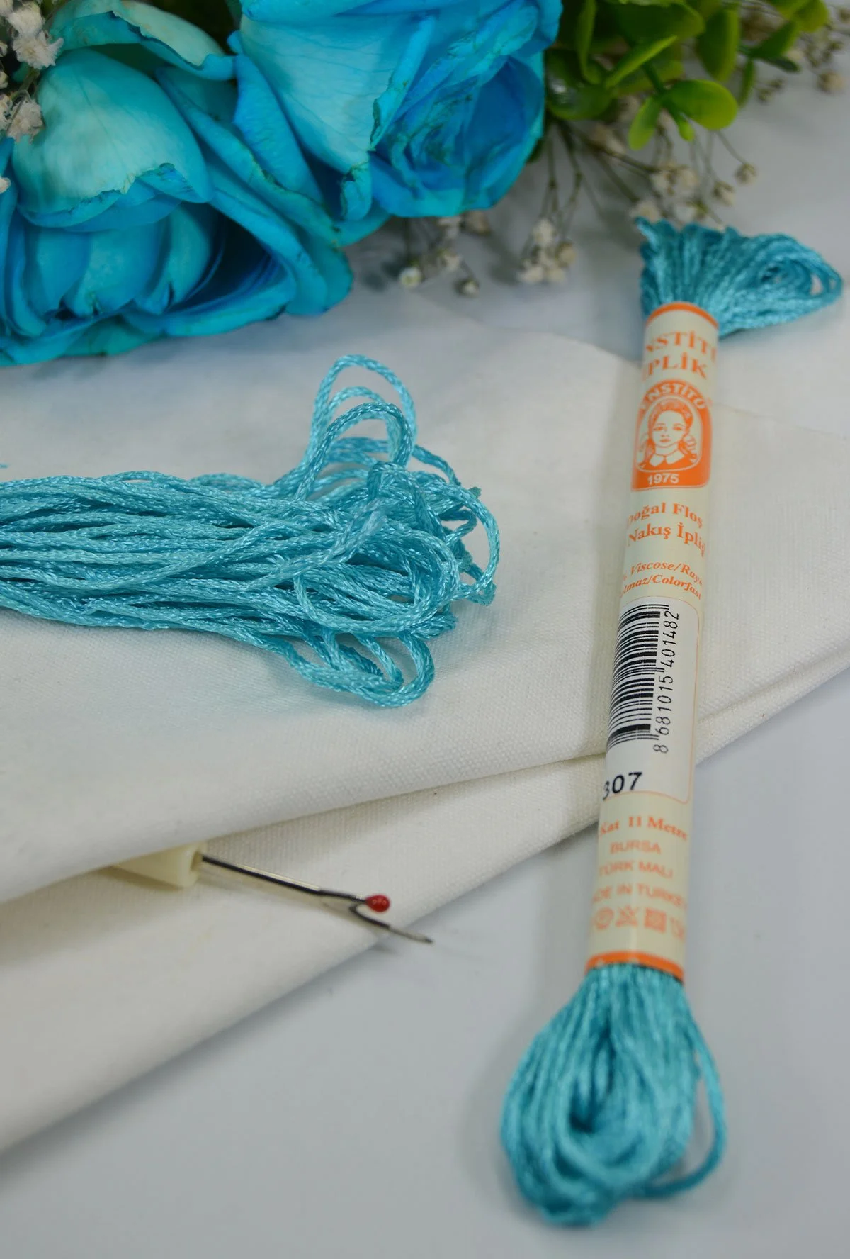 Floş El Nakış İpi Mavi · 307