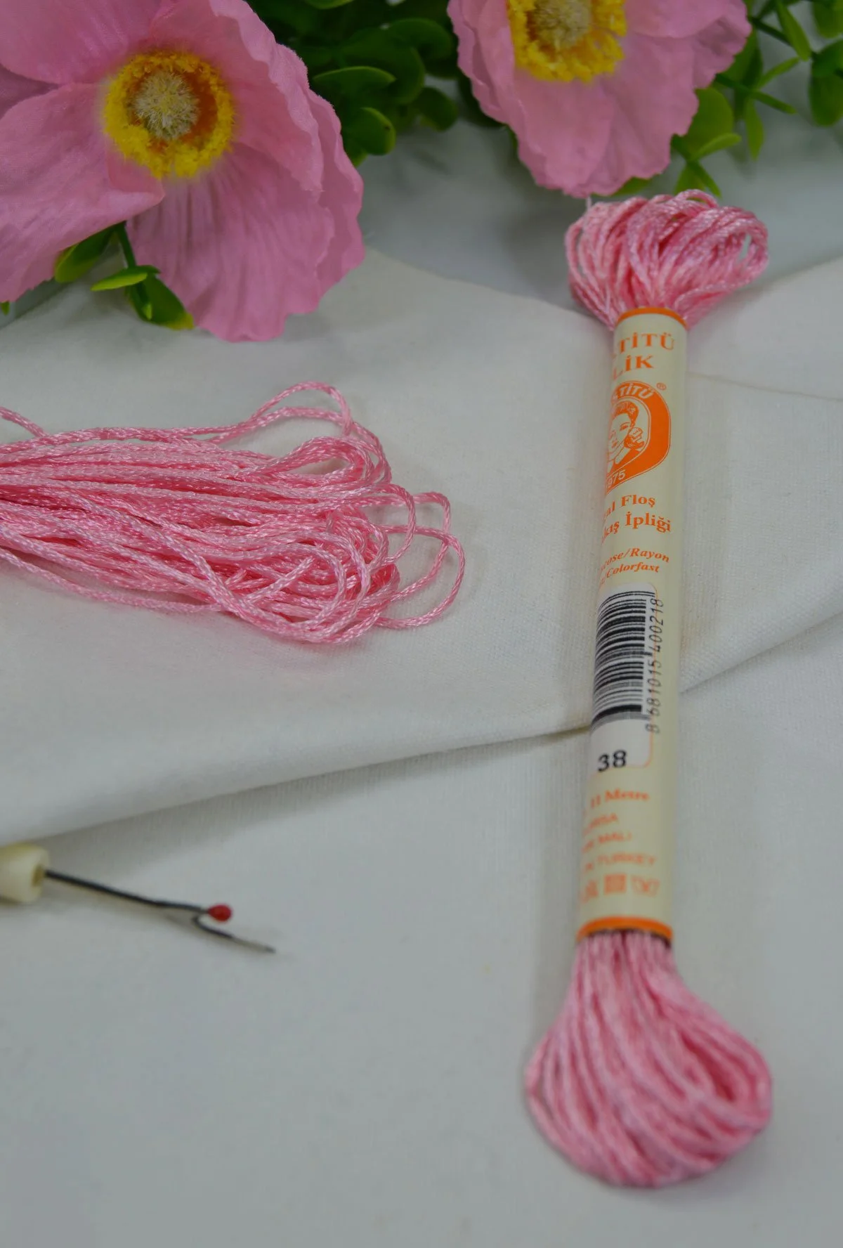 Floş El Nakış İpi Pembe · 38