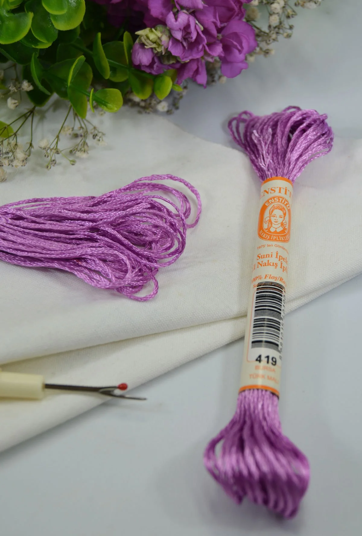 Floş El Nakış İpi Pembe · 419