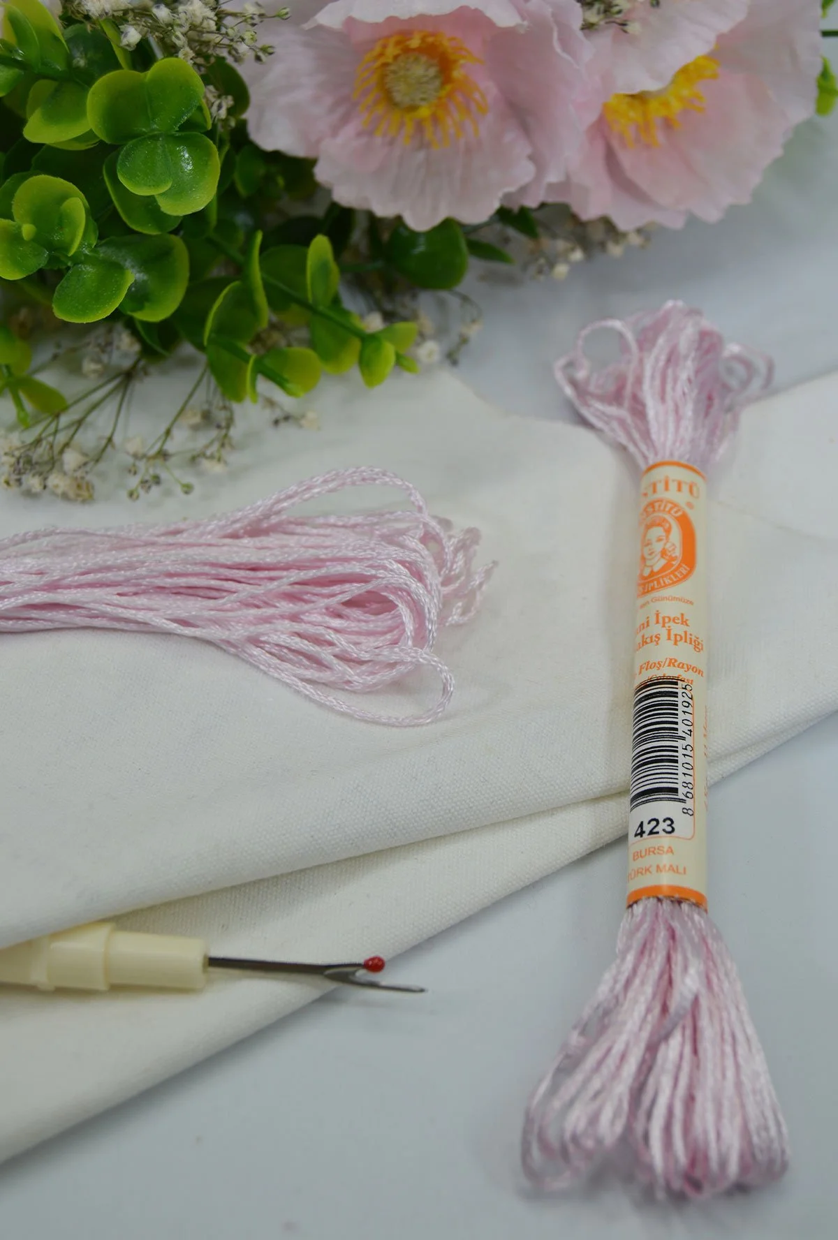 Floş El Nakış İpi Pembe · 423