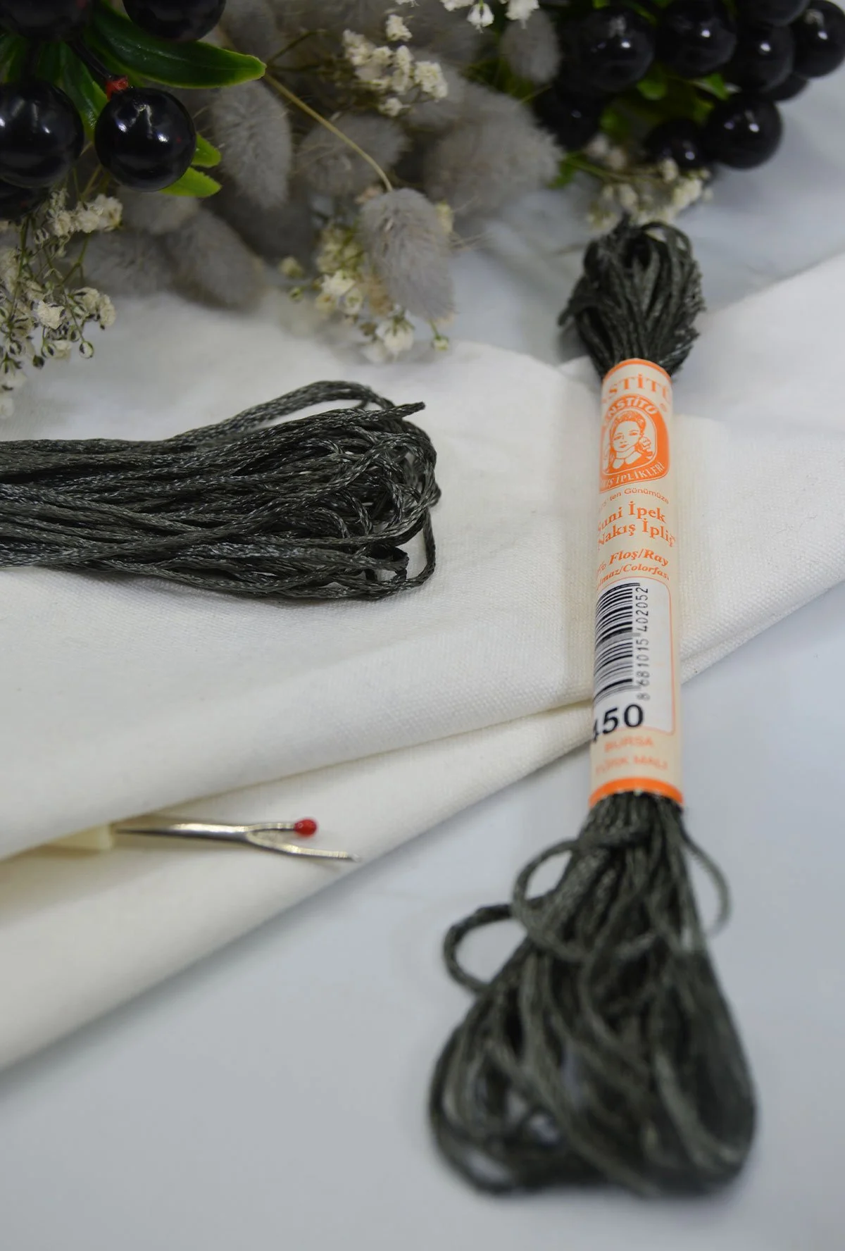 Floş El Nakış İpi Haki · 450