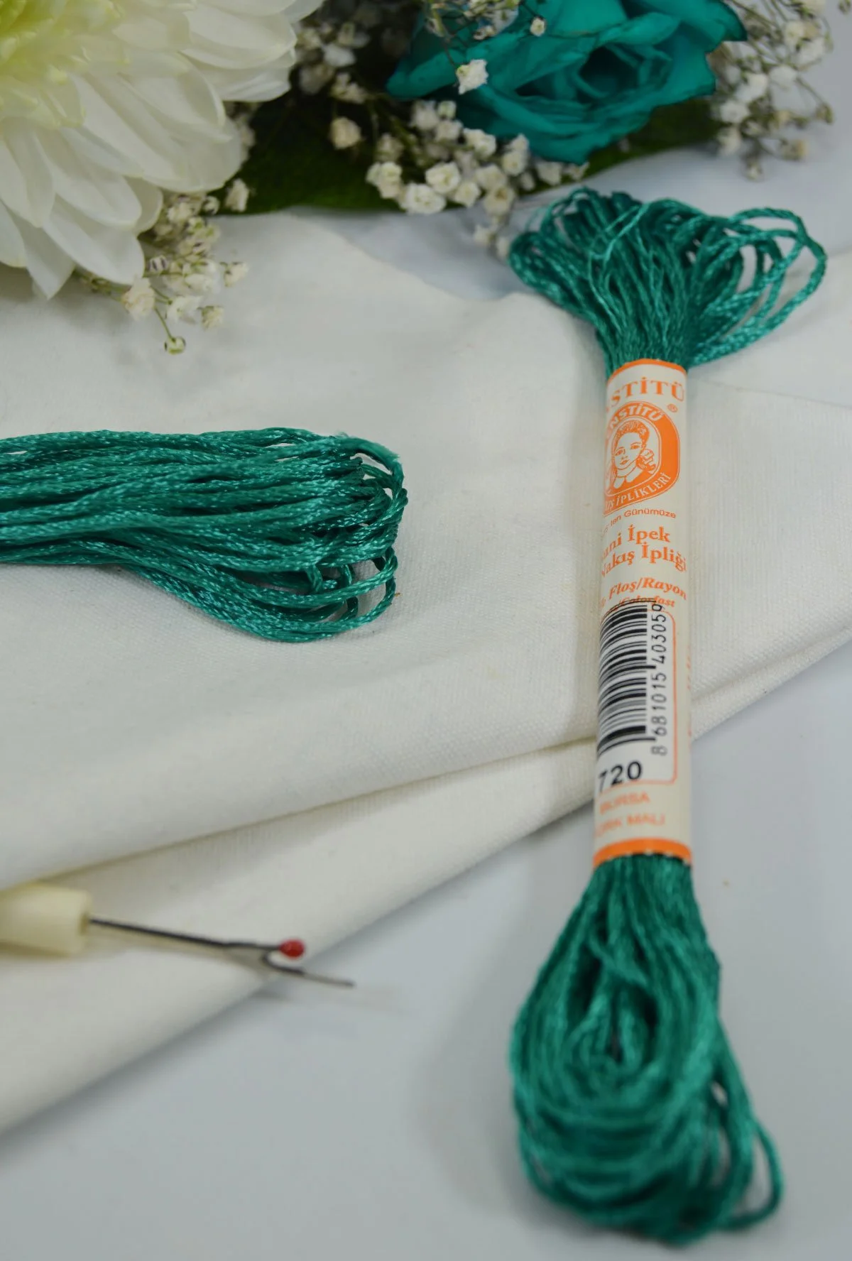 Floş El Nakış İpi Yeşil · 720
