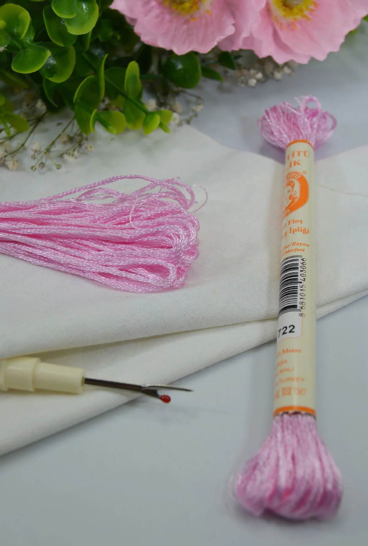Floş El Nakış İpi Pembe · 722
