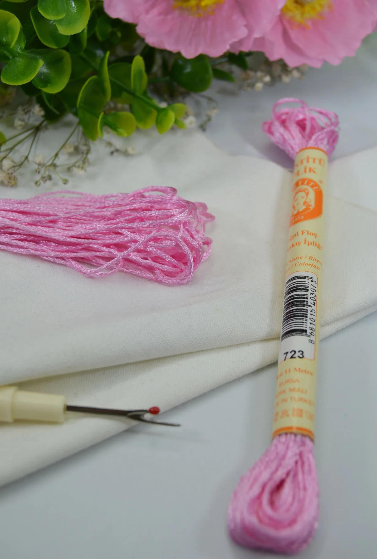 Floş El Nakış İpi Pembe · 723
