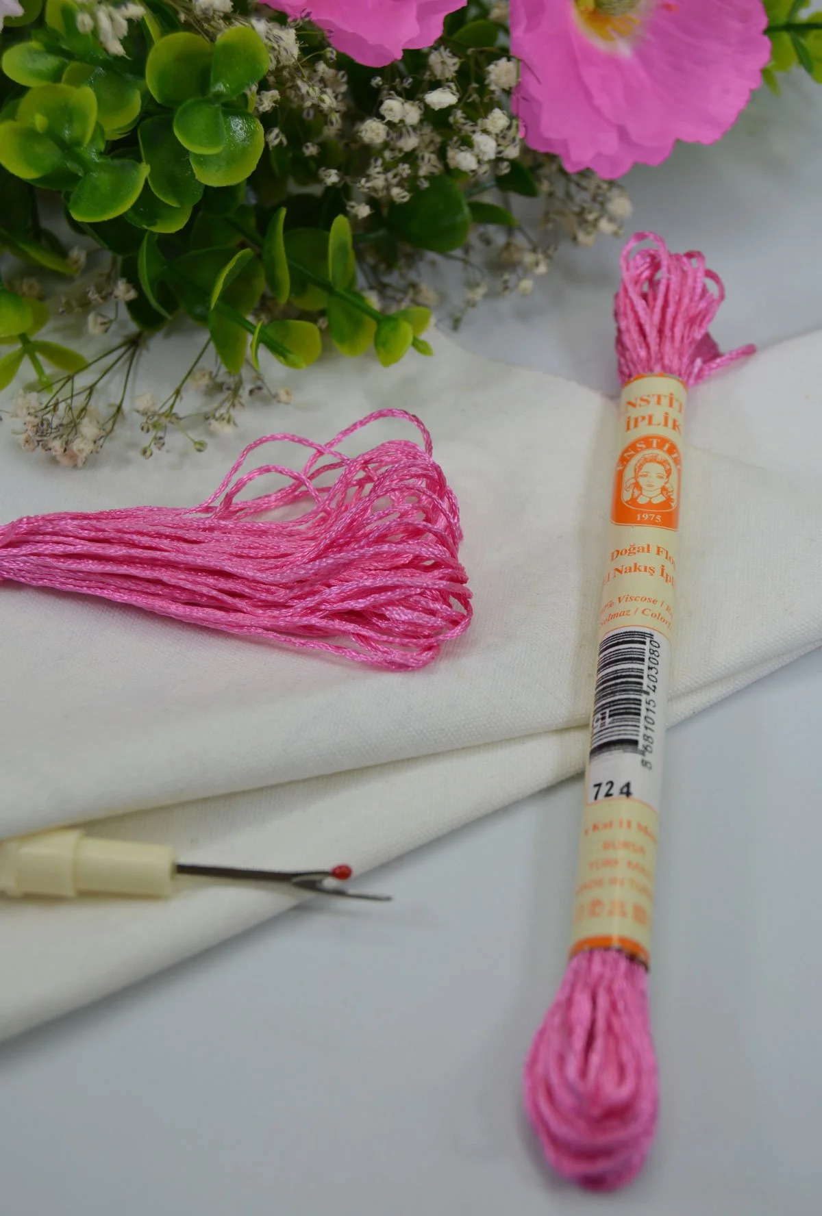 Floş El Nakış İpi Pembe · 724