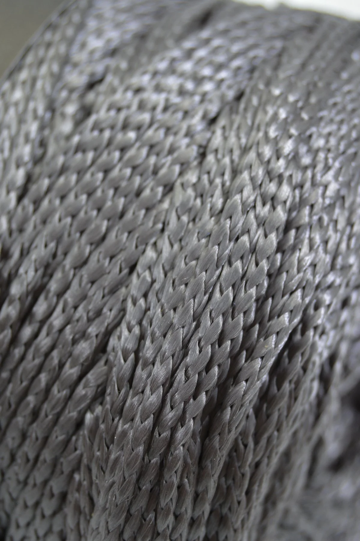 Polyester Makrome İpi - Gri