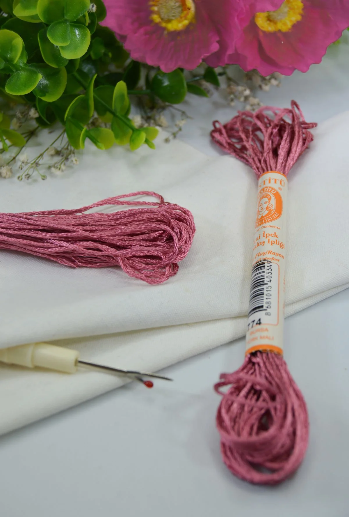Floş El Nakış İpi Pembe · 774