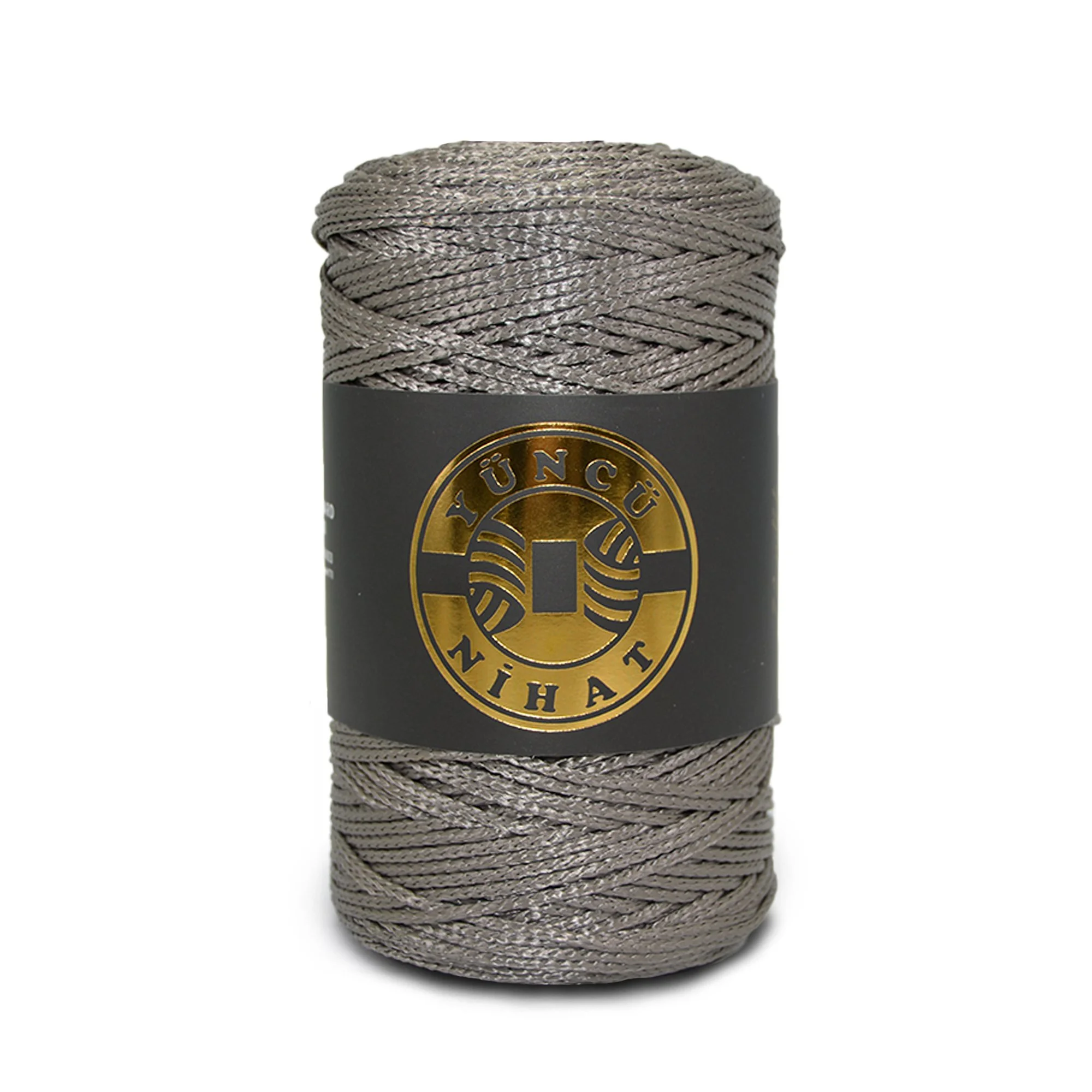 Polyester Makrome İpi - Gri