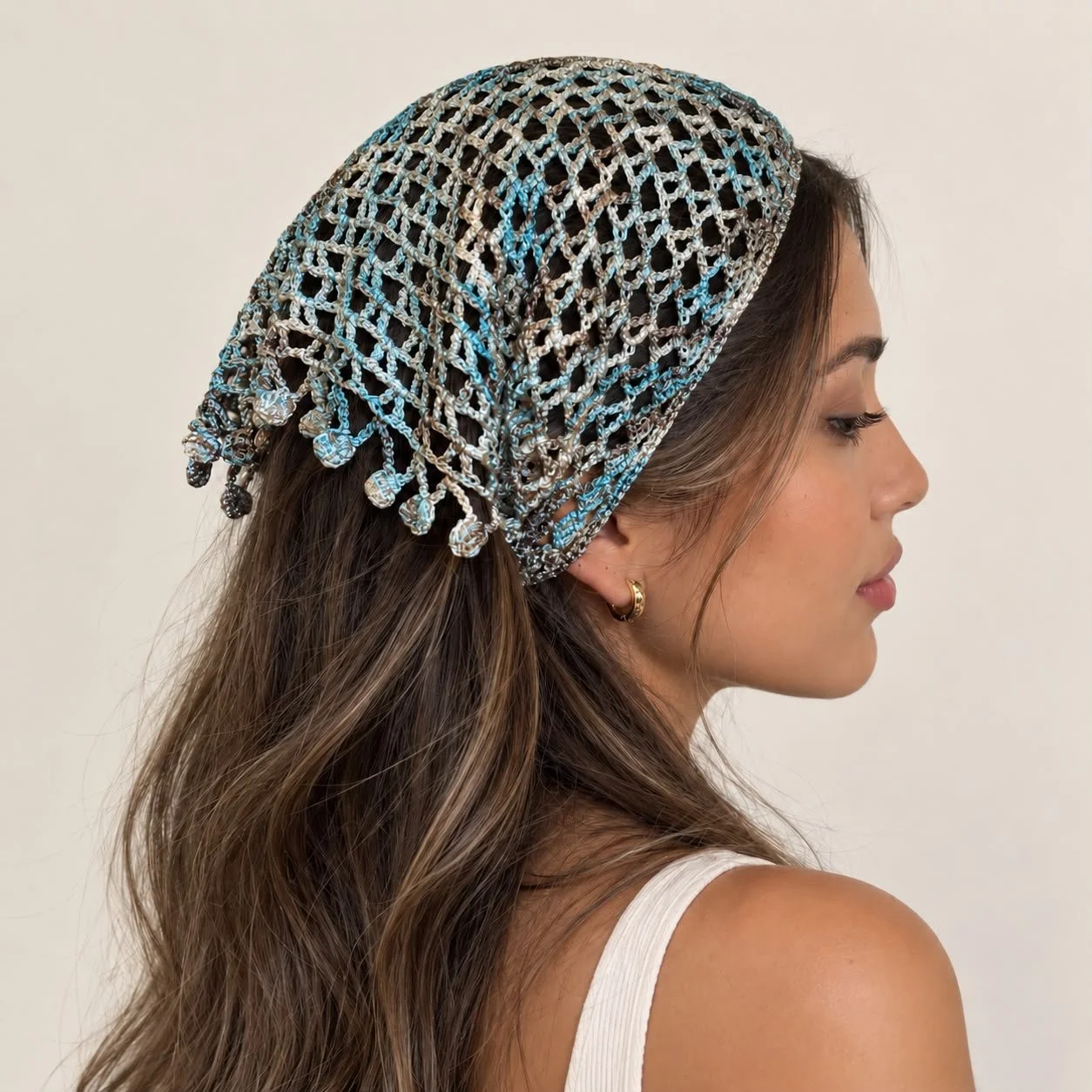 BANDANA İPİ - Mavi