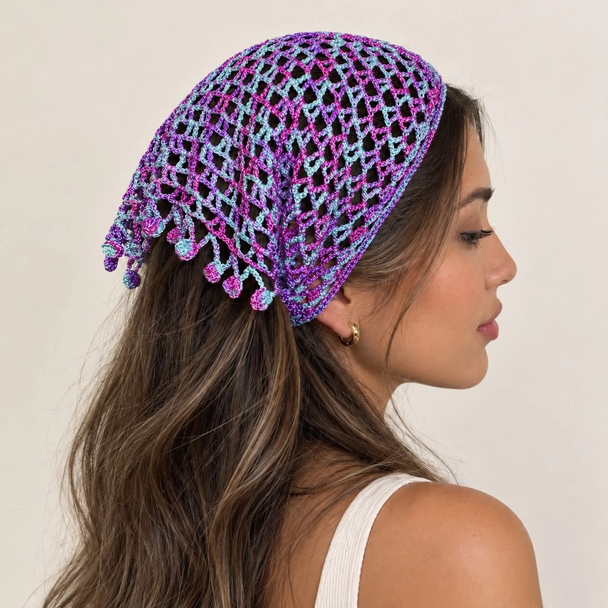BANDANA İPİ - Mor