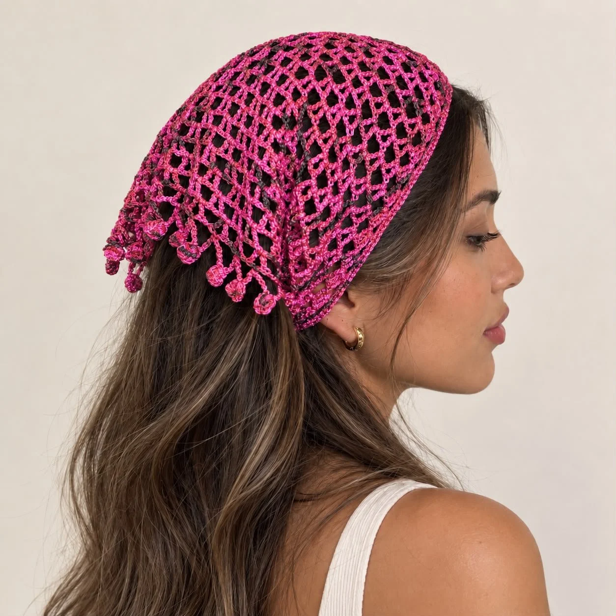 BANDANA İPİ - Pembe