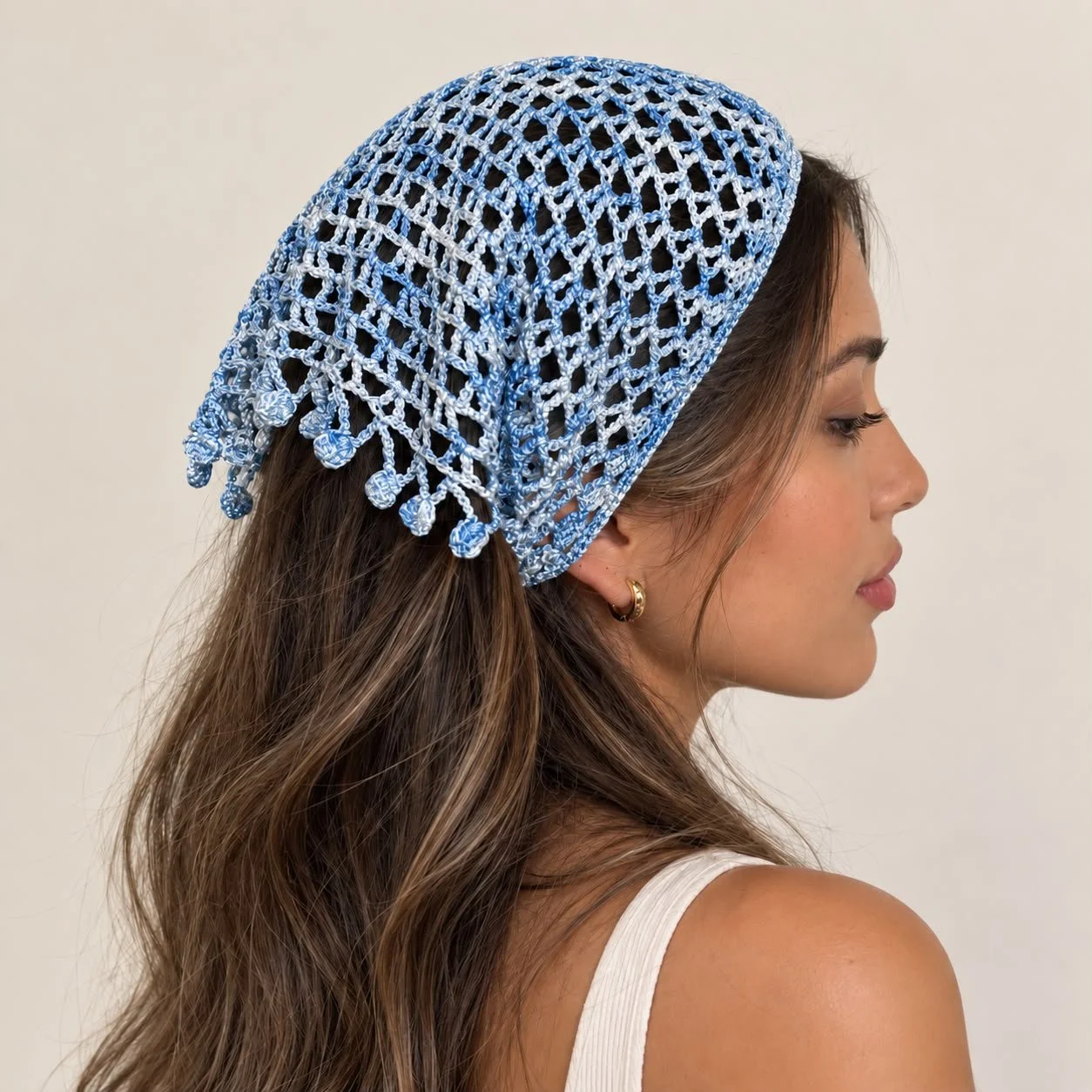 BANDANA İPİ - Mavi