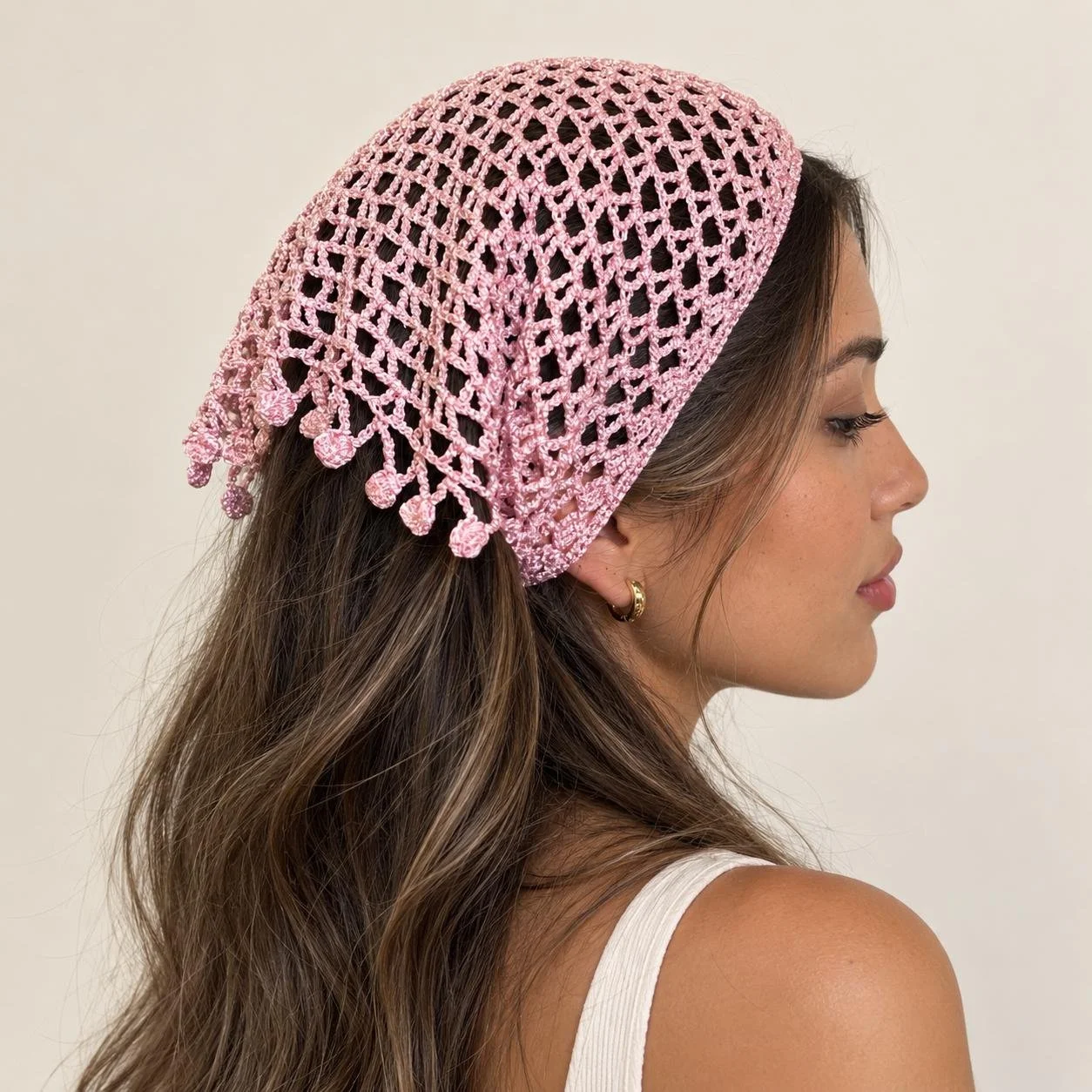 BANDANA İPİ - Pembe