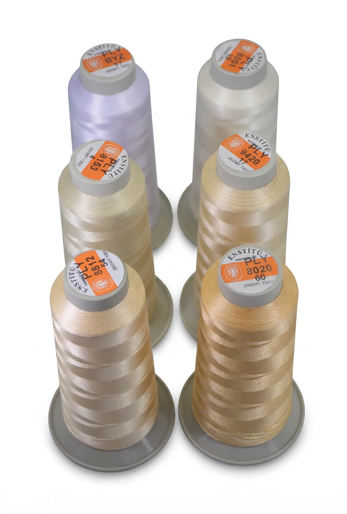 Makina Nakış İpi 6'lı Set - Krem